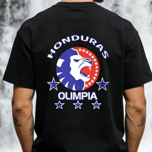 Camiseta Unisex Sin Mangas del Club Deportivo Olimpia de Honduras para Uso Diario 2025, Divertida Novedad Navideña para Hombres, Moda Veraniega de Calle, Alta Calidad y Confortable..png
