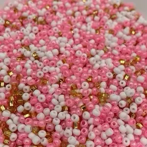 Glass Seed Beads for Jewelry Making - 3mm (8/0) or DIY projects like waist beads, bracelets, necklaces, and earrings. High-quality seed beads in vibrant colors to inspire your creativity. Ideal for crafting unique, beautiful jewelry pieces.- 450grams