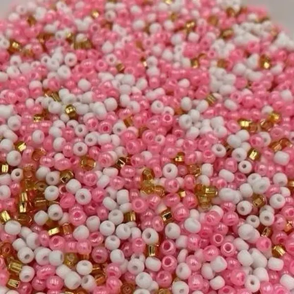 Glass Seed Beads for Jewelry Making - 3mm (8/0) or DIY projects like waist beads, bracelets, necklaces, and earrings. High-quality seed beads in vibrant colors to inspire your creativity. Ideal for crafting unique, beautiful jewelry pieces.- 450grams