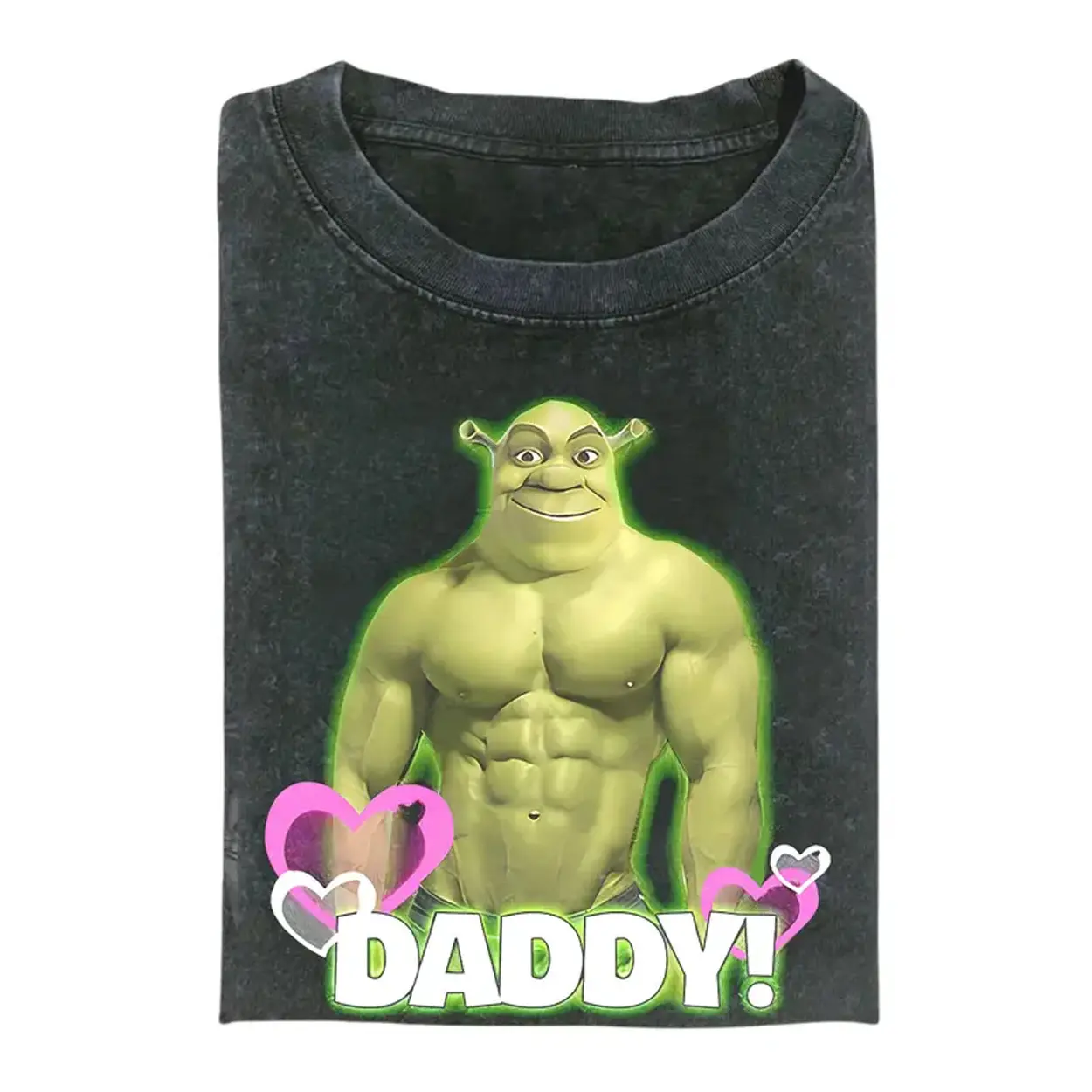 Funny Shrek Daddy T-Shirt, Muscular Shrek Graphic Tee, Meme Shirt, Gift for Shrek Fans, Trendy Humor Shirt, Unisex Shirt