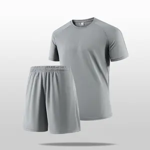 Multicolored, quick-drying short-sleeved sports T-shirt; fitness shirt; coach running T-shirt; men's breathable sportswear