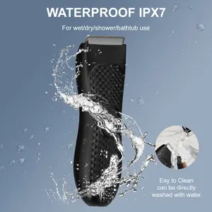 Unisex Hair Trimmer, Matt Black, forTrimming, Shaving, Body, 9OminsBattery Power, IPX7 Waterproof