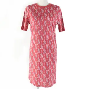 Pre-owned HERMÈS Cotton Small Leather Goods Hermes Cricket Pattern Dress 34
