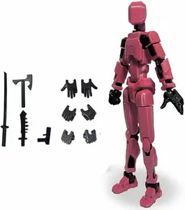 DIY TOYS T13 Action Figure Multi-Jointed Movable,Lucky 13 Action Figures,Multi-Articular Action Figures,Desktop Decorations Action Figures