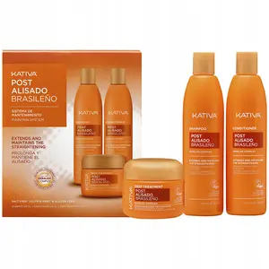KT POST ALI KIT X3 Formaldehyde-Free Keratin Straightening Treatment, Long-Lasting Smooth Hair