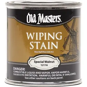 Old Masters 12116 0.5 Pint. Special Walnut Wiping Stain- 240 Voc