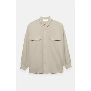Fear of God ESSENTIALS Men's Abbey Stone Oxford Button Down Shirt
