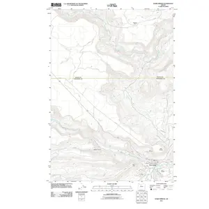 Warm Springs Oregon USGS Topographic Quadrangle Map, 2011, 1:24000