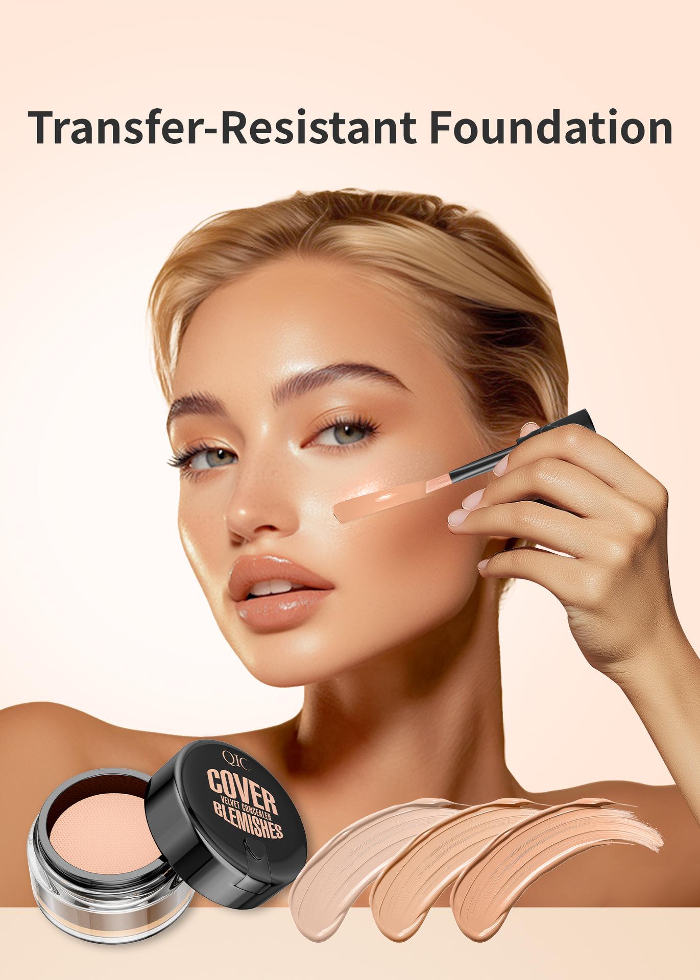 Waterproof Matte Concealer Balm, Full Coverage Lightweight Cream for Acne, Scars, Redness and Dark Spots, Smooth Blendable Texture with Moisturizing Formula for Flawless Finish, Ideal for Weddings, Parties and Daily Wear Waterproof Matte Concealer Balm, Full Coverage Lightweight Cream for Acne, Scars, Redness and Dark Spots, Smooth Blendable Texture with Moisturizing Formula for Flawless Finish, Ideal for Weddings, Parties and Daily Wear