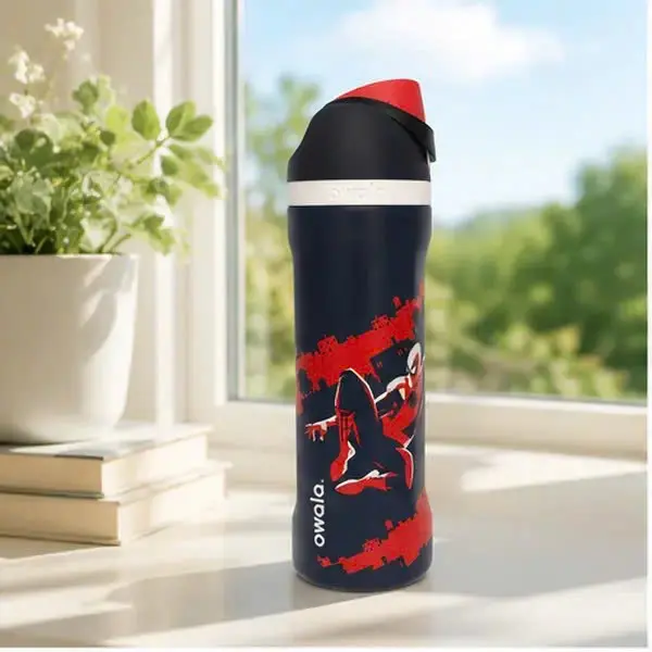 Owala Spider FreeSip 30oz/32oz Water Bottle, Swing of Things or Night Watch, Leakproof Insulated Stainless Steel with Straw