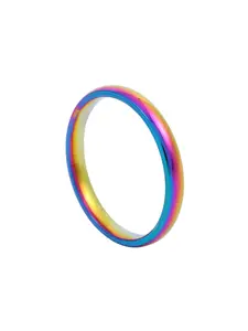 Stainless steel jewelry 2mm inner and outer arc spherical surface simple smooth ring titanium steel plain ring couple's ring