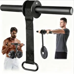 FitBeast Forearm Strengthener & Wrist Roller with Thickened Handle, Forearm Exerciser with Adjustable Nylon Strap, 100lbs Capacity - Ideal for Wrist, Forearm, Grip, and Arm Workouts, Grip Strength Trainer