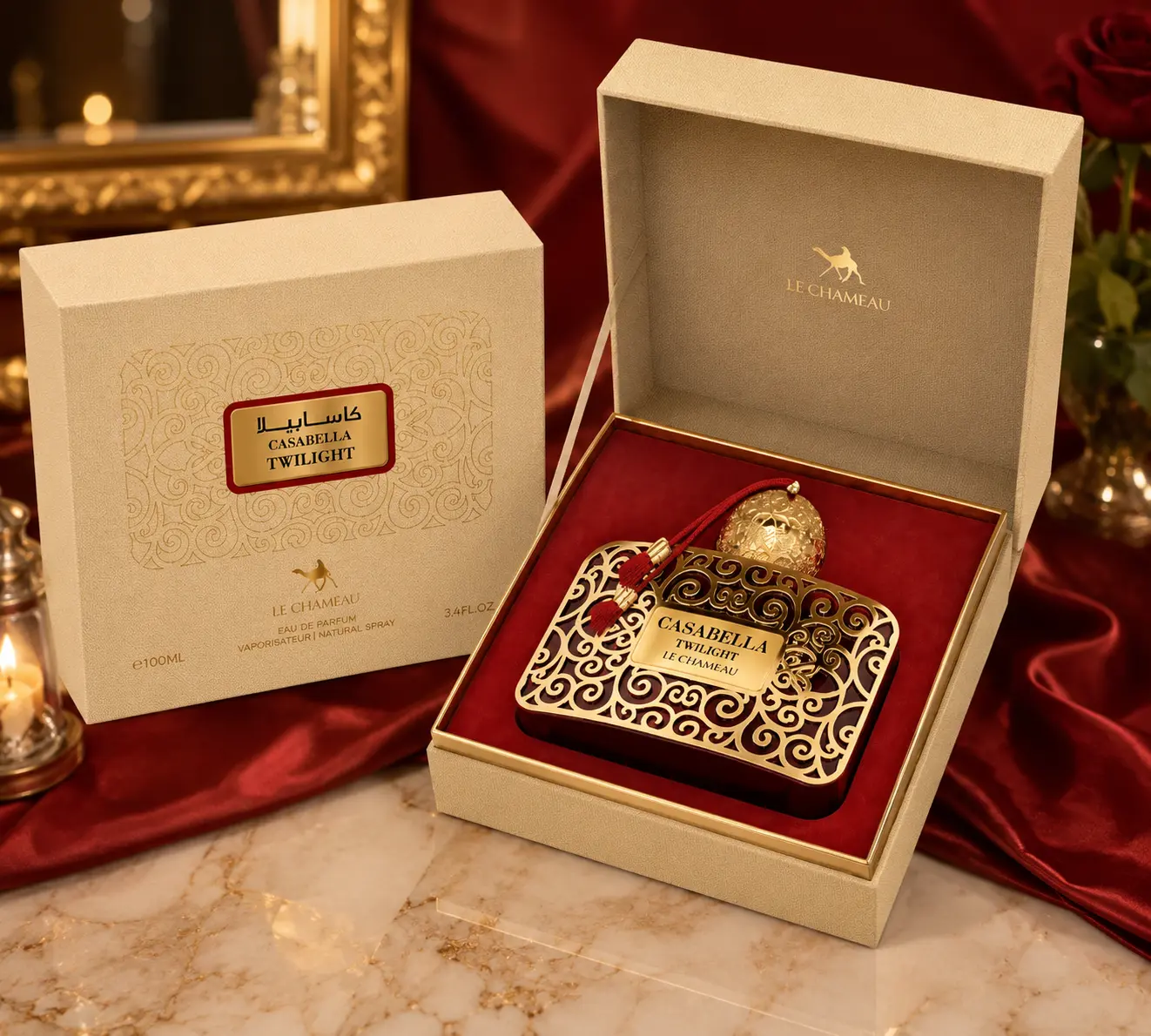 Casabella Twilight by Le Chameau Eau de Parfum 100ml | Luxury Oriental Floral Perfume for Women | Long Lasting Fragrance