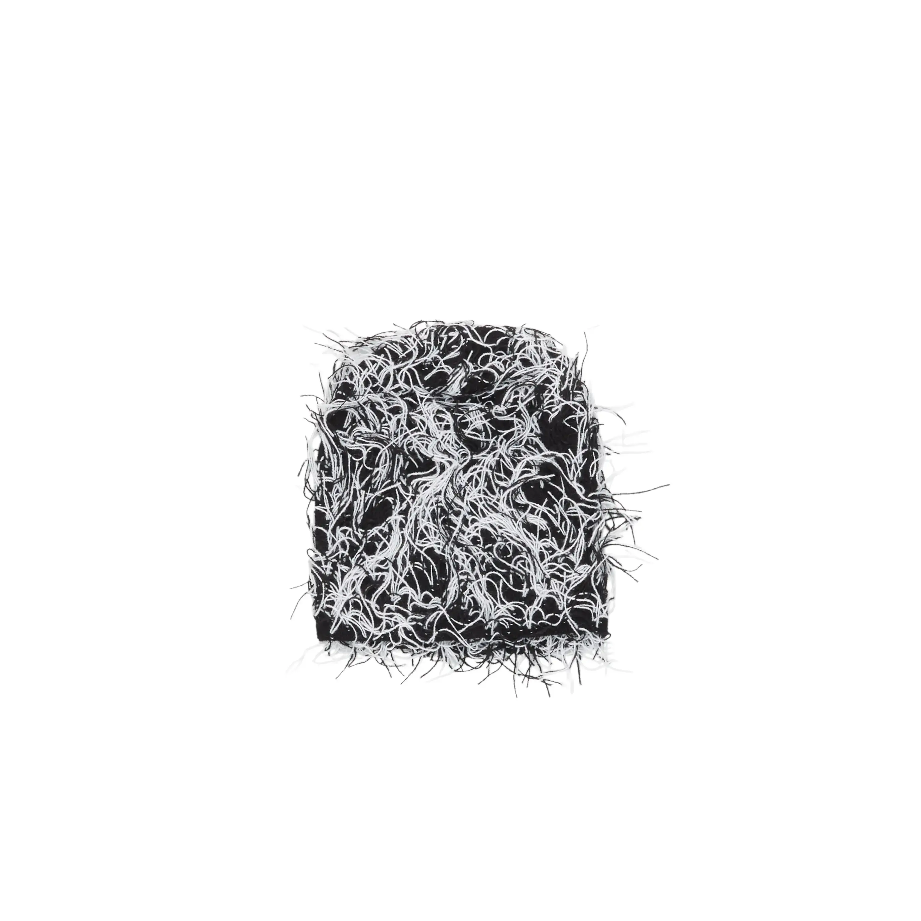Boys Oris Black/White Fuzzy Beanie Boys Oris Black/White Fuzzy Beanie