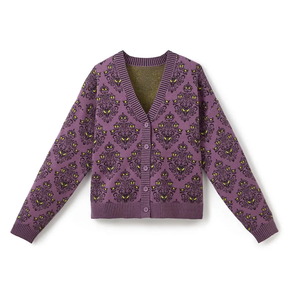 Disney Store The Haunted Mansion Wallpaper Cardigan for Women