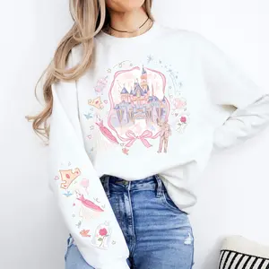 Coquette Bow Castle Shirt Sweatshirt, Magical Castle Shirt, Vacation Shirt, Girls Trip