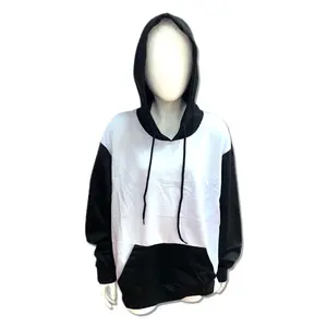 We Sub’N ™️ Black Contrast Sublimation Hoodie adult (3d print SUGGESTED, black bleeds onto white)