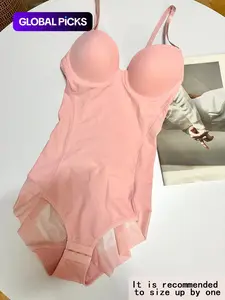 Slimming Bodysuit with Bra, Adjustable Straps and Hook Closure, Lightweight Shaping Underwear for Women, Perfect for Evening Gowns, Shapewear