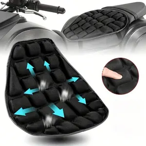 Comfortable Motorcycle Seat Cushion, Universal General Sponge Pad, Breathable Shockproof Durable Motorbike Seat Cover, Motorcycle Accessories