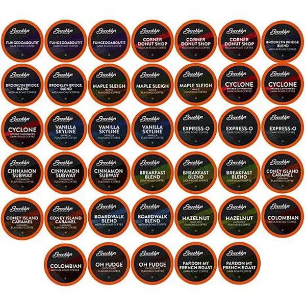 Brooklyn Beans Assorted Variety Coffee Pods for 2.0 K-Cup, 40-Count Brooklyn Beans Assorted Variety Coffee Pods for 2.0 K-Cup, 40-Count