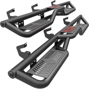 【Yzona】Extended Cab Running Boards Compatible with 19-26 Chevy Silverado & GMC Sierra 1500, 20-25 Chevrolet Silverado/GMC Sierra 2500 HD 3500 HD
