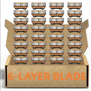 Men's Razor Blades, 24-32 Replacement Razor Blades, Sharp Shaving Razors/balades, Prevent Skin Irritation, Men's Grooming Essentials