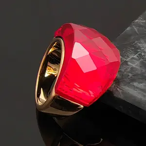 1pcs Gothic Finger Ring, Blood-Red Color Ring for women,Halloween Gift, Thanksgiving present, Lady's wedding ring, Elegant Fashion,promise ring gf,  Ring Gothic Style Jewlery, Victorian,Stainless steel