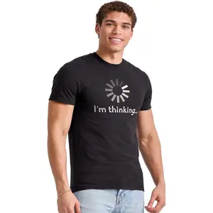 100% CottonHanes Men's Essentials Short Sleeve Graphic Tee