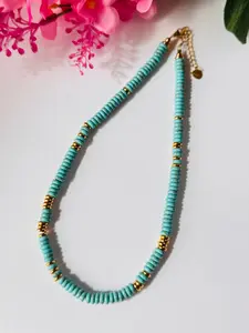 Blue stone necklace