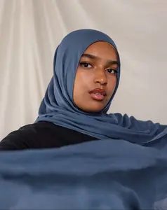 VELA Vintage Indigo Solid Modal Hijab