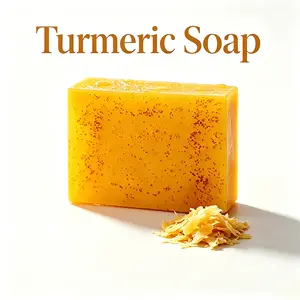 Kojic Turmeric Face Soap, Kojic Soap, Face Cleansing Soap, Turmeric Face and Body Soap, Kojic Face and Body Soap lemon