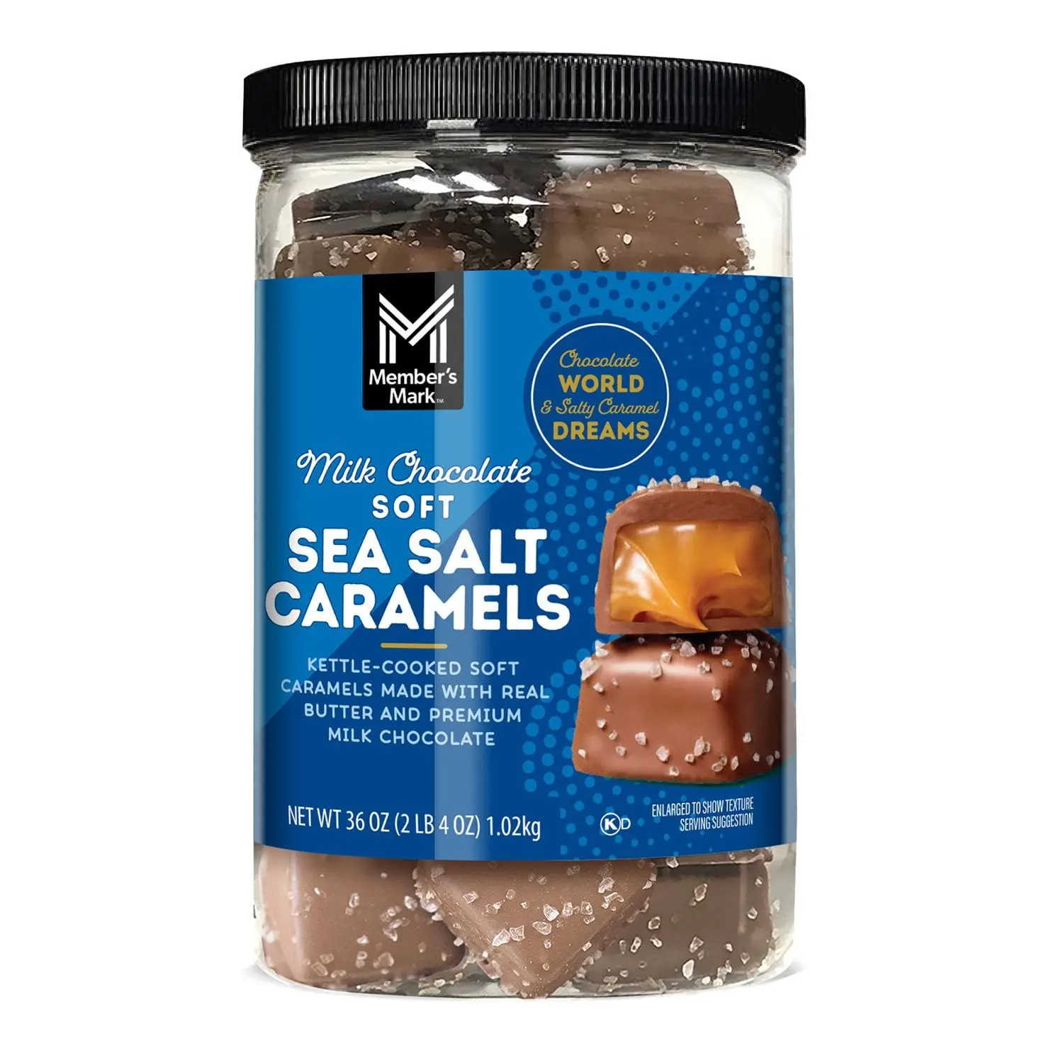 Member's Mark Milk Chocolate Sea Salt Caramels, 36 oz.