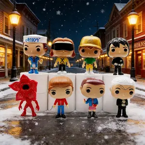8-Piece Stranger Things Handmade Figurines Set, Collectible Figurines, Creative Decorative Gifts, Perfect Collection and Decoration, Unique Souvenirs