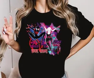 Custom Miles Morales, Spider Gwen T-Shirt
