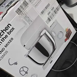 Kitchen in the Box 3.5QT Compact Stand Mixer, 10-Speed Tilt-Head, Stainless Bowls, Perfect for Baking, Dough & Cooking