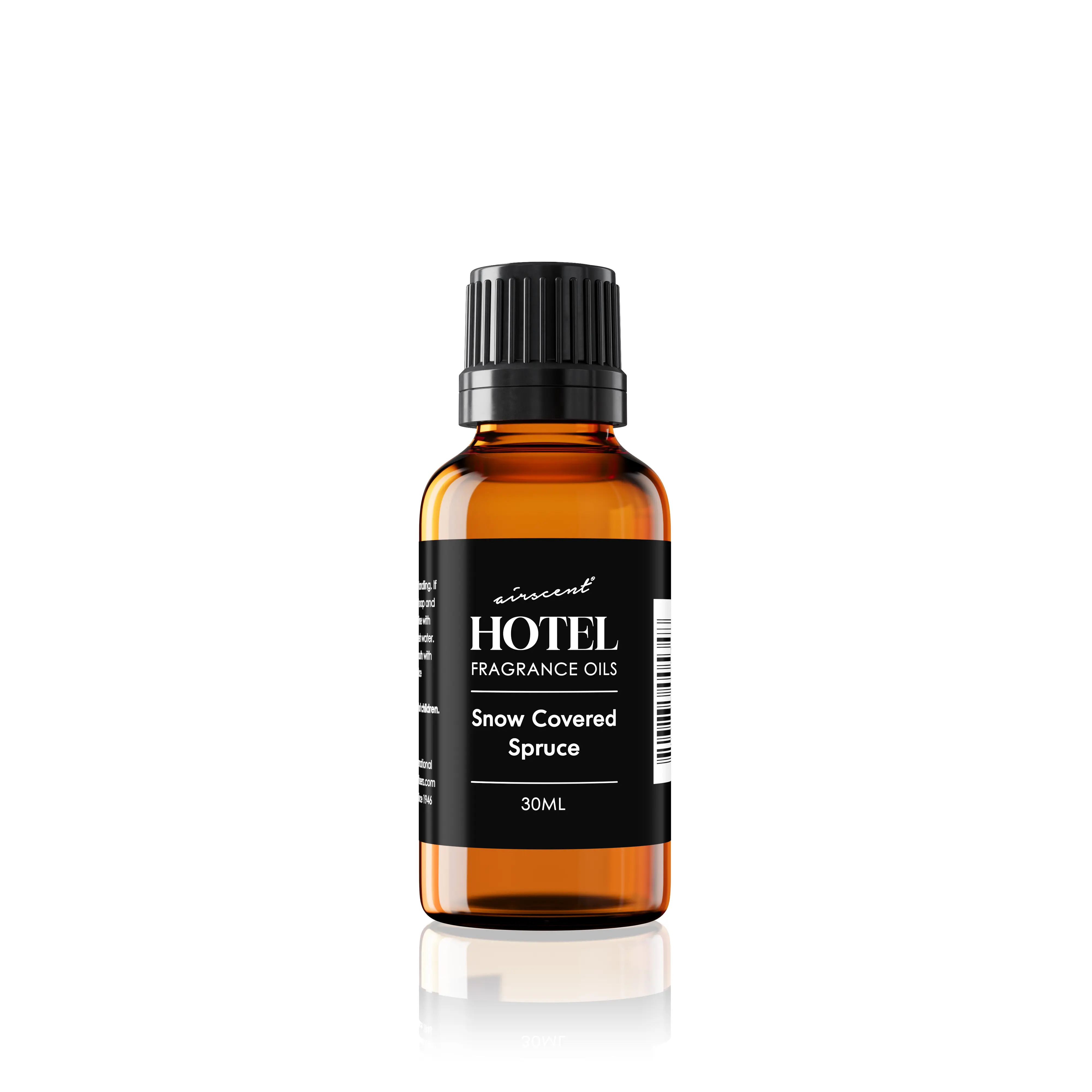 AirScent Snow Covered Spruce Holiday Diffuser Oil - Premium Holiday Fragrance Oil for Ultrasonic and Waterless Diffusers and Crafting - 10ml, .34 fl oz Glass Dropper Bottle - Christmas Tree Scent