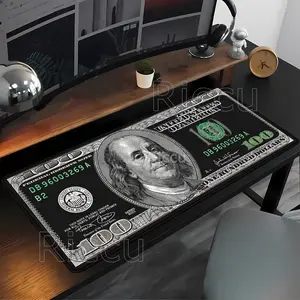 Dollar money Mousepad Gaming offices accessories Desktop Accessory 400x900mm Mouse Pad Pc Gamer overlock PC computer Keyboard HD Printing XXL Nonslip esports Desk Mat
