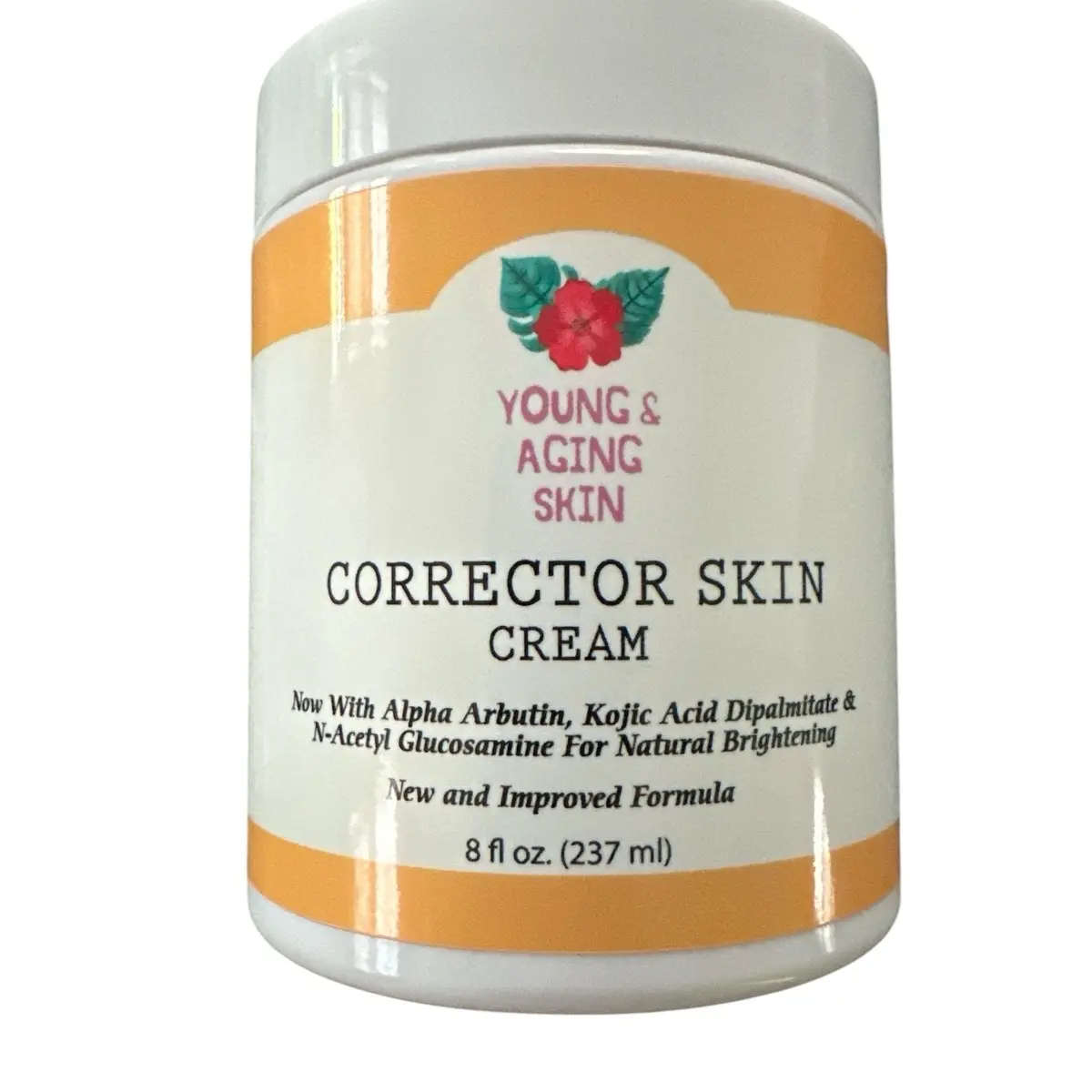 Young and Aging Skin Corrector Skin Cream with Kojic Acid Dipalmitate - Plant-Based Brightening Cream for All Skin Types - Acne, Arbutin Moisturizers Glutathione Skincare Daily Radiant