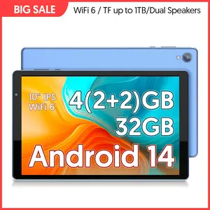10.1 Inch Android Tablet PC, Touchscreen Tablet, 14 System Storage Entertainment Office Dual Speaker Dual Camera, M10 Model, 32GB Memory