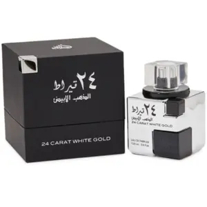 Lattafa 24 Carat White Gold For Unisex 3.4 Oz EDP Spray