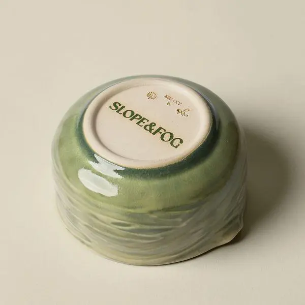 Slope & Fog Matcha Bowl & Chasen Holder Set