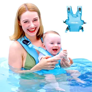 Baby Carrier, Dual-Use Adjustable Baby Sling Support Infant Chest Holder with Drawstring Backpack for Newborn to Toddler 13-33 lbs Swimming Pool Beach Land (Blue)