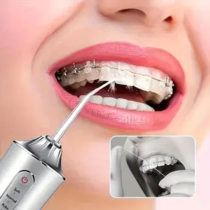 Wireless Water Flosser, Deep Cleaning Teeth and Gums, Multiple Modes, 6 Nozzles, Long Battery Life, Suitable for Home and Travel