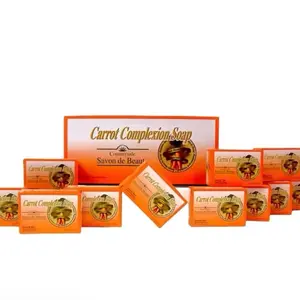 Carrot Complexion Soap Case of 12 Savon Carrot 125g Body Care Skin Repair Comfort for Soft Skin
