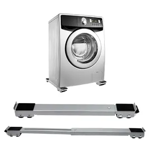 Heavy Duty Furniture Appliances Rollers 440 lbs Total Load Extendable Appliance Rollers for Refrigerators Dryers Dishwashers Mobile Washing Machine Base Fridge Stand Dolly Movers 40cm x 69cm Adjustable Size