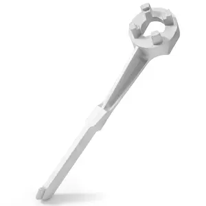 Bung Wrench, Professional Drum Wrench for Opening 10 15 20 30 50 55 Gallon Drum, Fits 2 Inch and 3/4 Inch Bung Caps