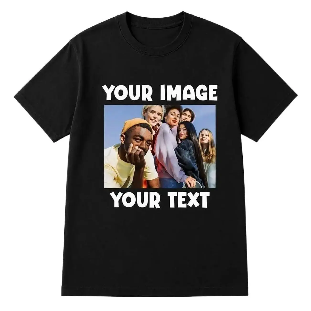 Customize your t-shirt with a photo, personalized birthday gift, image shirt here