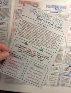 Pray for Your Spouse Bible Tip-In Bundle | Christian Vellum Bible Journaling Inserts | Scripture Prayer Cards for Marriage