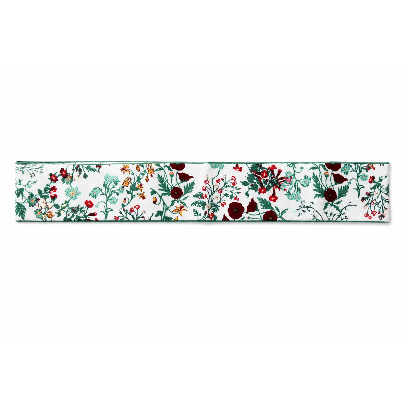 Mint Ivory Floral Twilly
