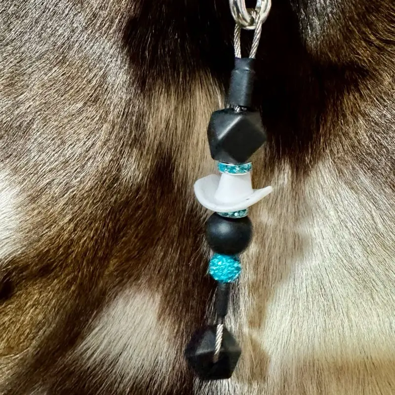 Cowboy Keychain White